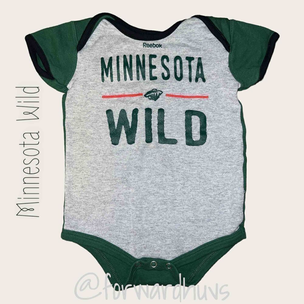 Reebok Minnesota Wild 1pc Onesie 18 mo.